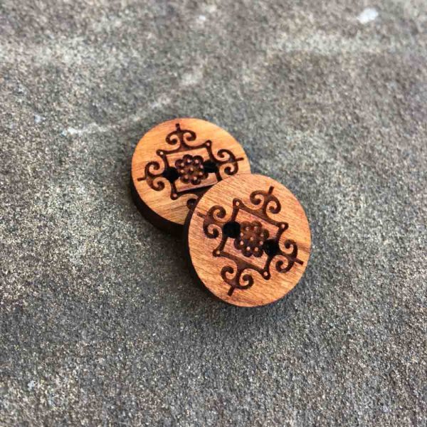 Small Solid Wood Button Series - Image 6