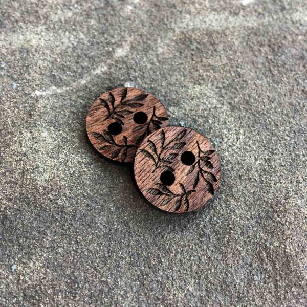 Small Solid Wood Button Series - Image 4