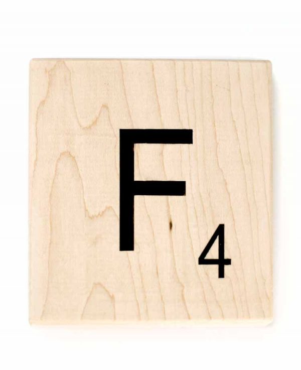 Solid Wood Letter Tiles - Image 4