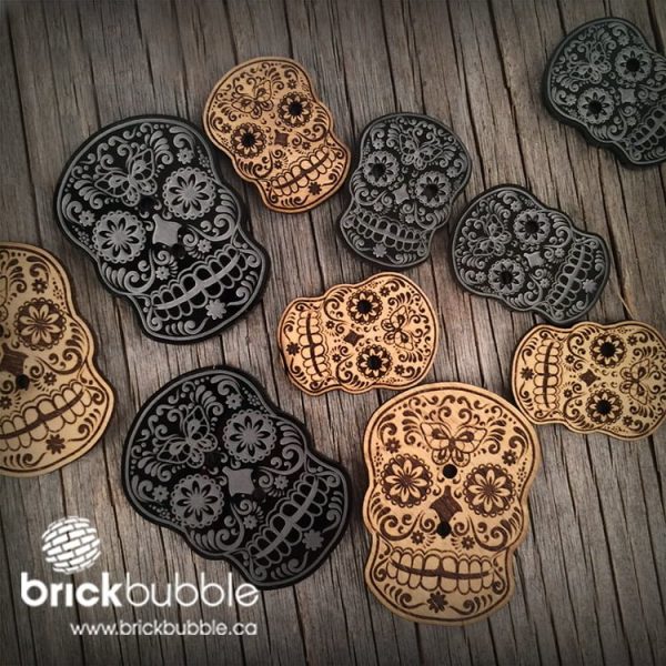 Sugar Skull Buttons