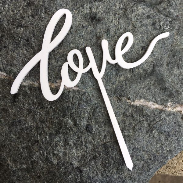 Love cake topper - Image 2