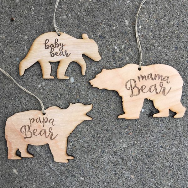 Bear Family Ornaments