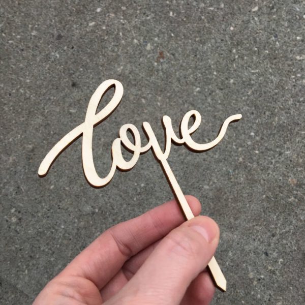 Love cake topper - Image 5