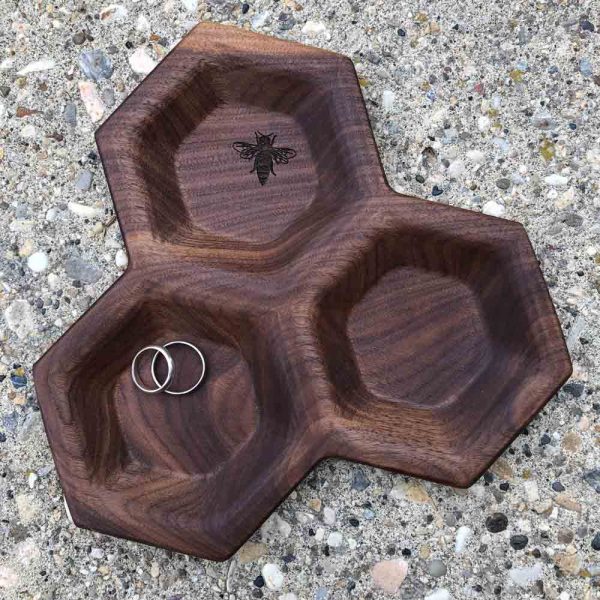 Triple Honeycomb Valet Tray - Image 5