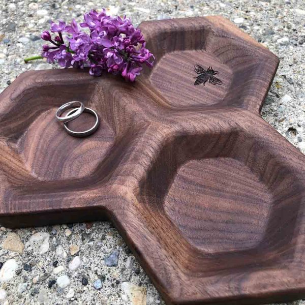 Triple Honeycomb Valet Tray