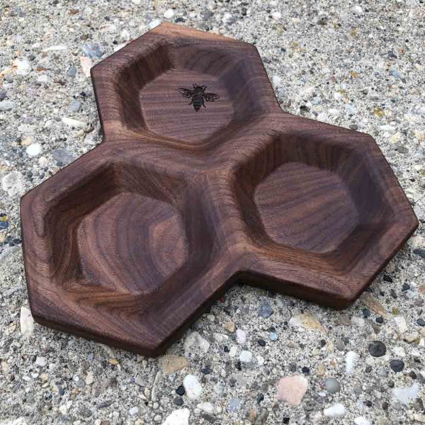 Triple Honeycomb Valet Tray - Image 2