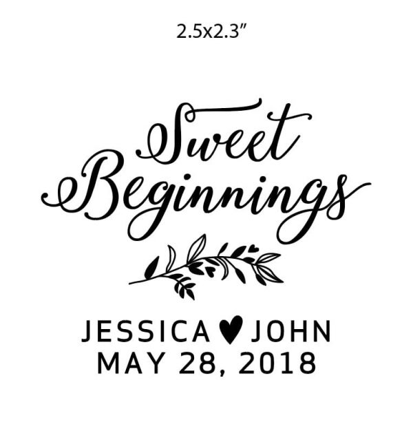 Custom Names – Sweet Beginnings Stamp - Image 2