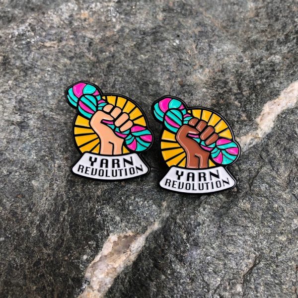 Yarn Revolution Pin