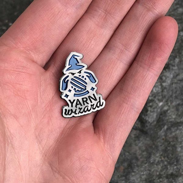 Yarn Wizard Pin