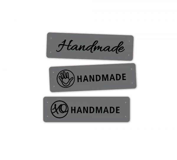 Handmade stitch flat tags