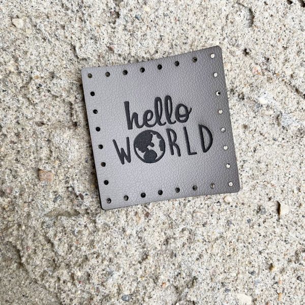 hello world globe patch