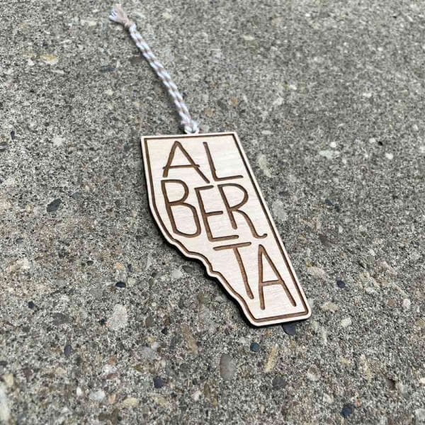 Rustic Alberta Ornament