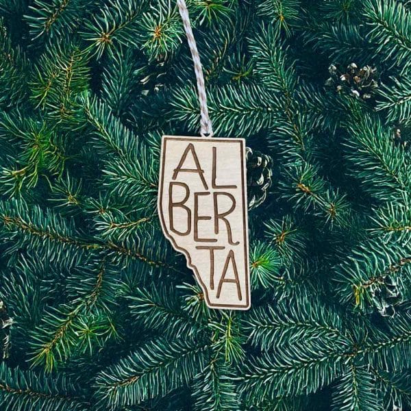 Rustic Alberta Ornament