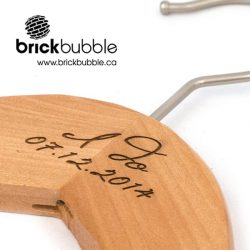 Engraved Clothes Hanger - Wedding