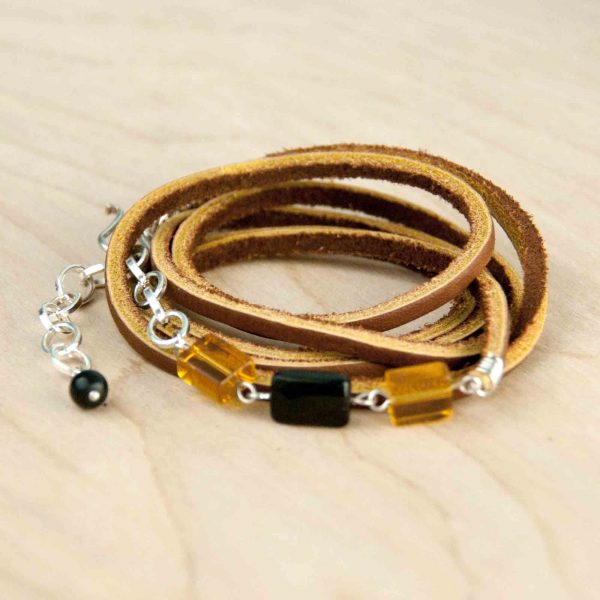 Amber and Black multi-wrap - Image 2