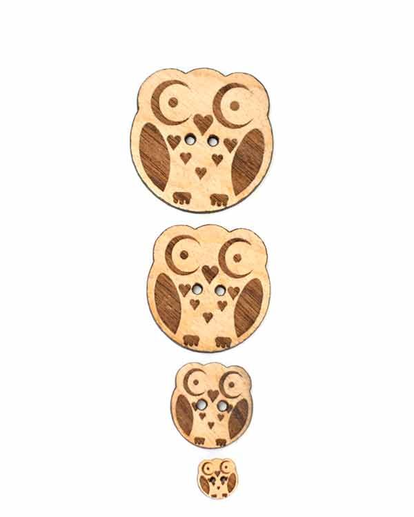 Curious Owl Buttons - Image 2