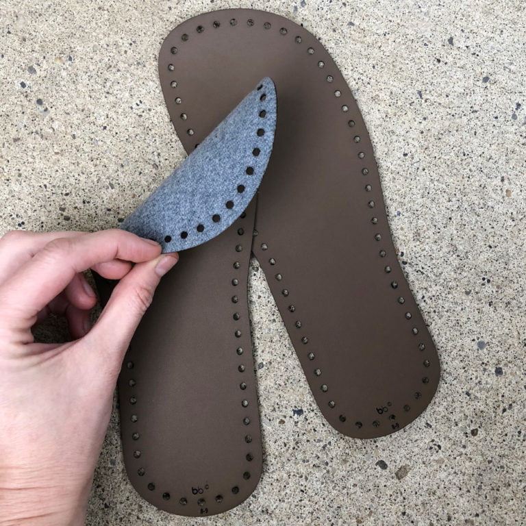 leather sole in rain