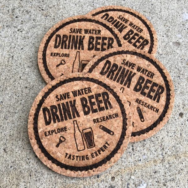 Save Water Drink Beer — coasters