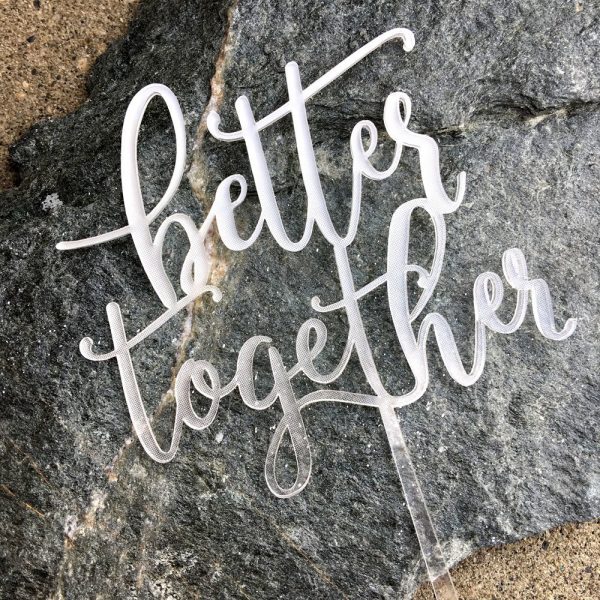 better together cake topper - Image 2