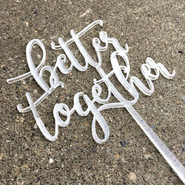 better together cake topper - Image 3