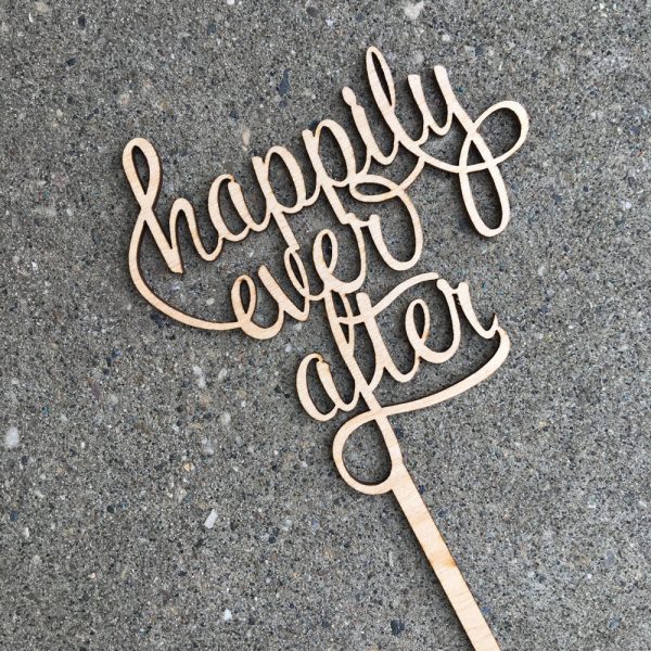 happily ever after - cake topper - Image 3