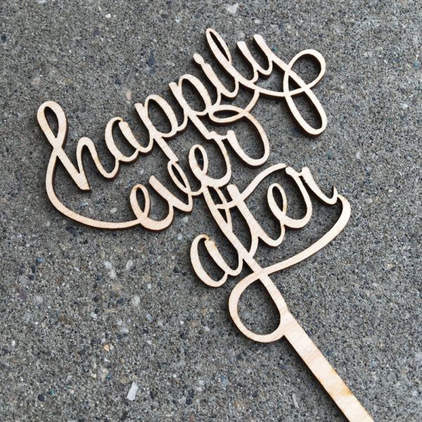 happily ever after - cake topper - Image 4