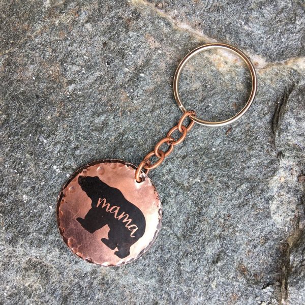 Mama Bear – copper key chain - Image 2