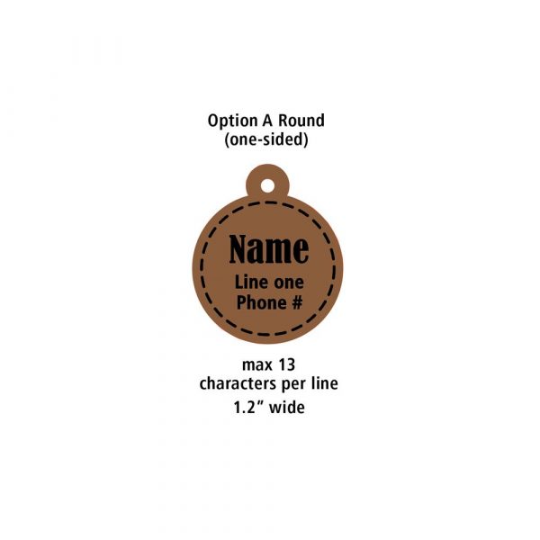 Pet Identification — leather tag - Image 3