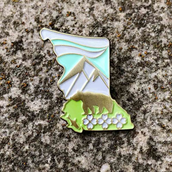 British Columbia Modern Crest pin - Image 3