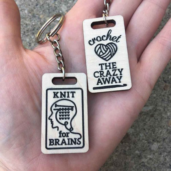 knit or Crochet Key Chain