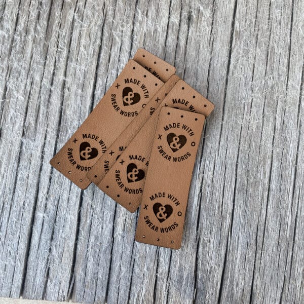 Swear Heart fold tags