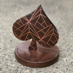 Spade Award - Walnut and Copper