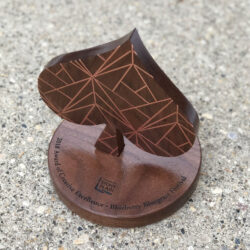 Spade Award - Walnut and Copper